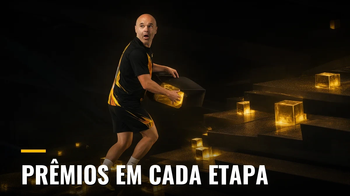 Prêmios em cada etapa